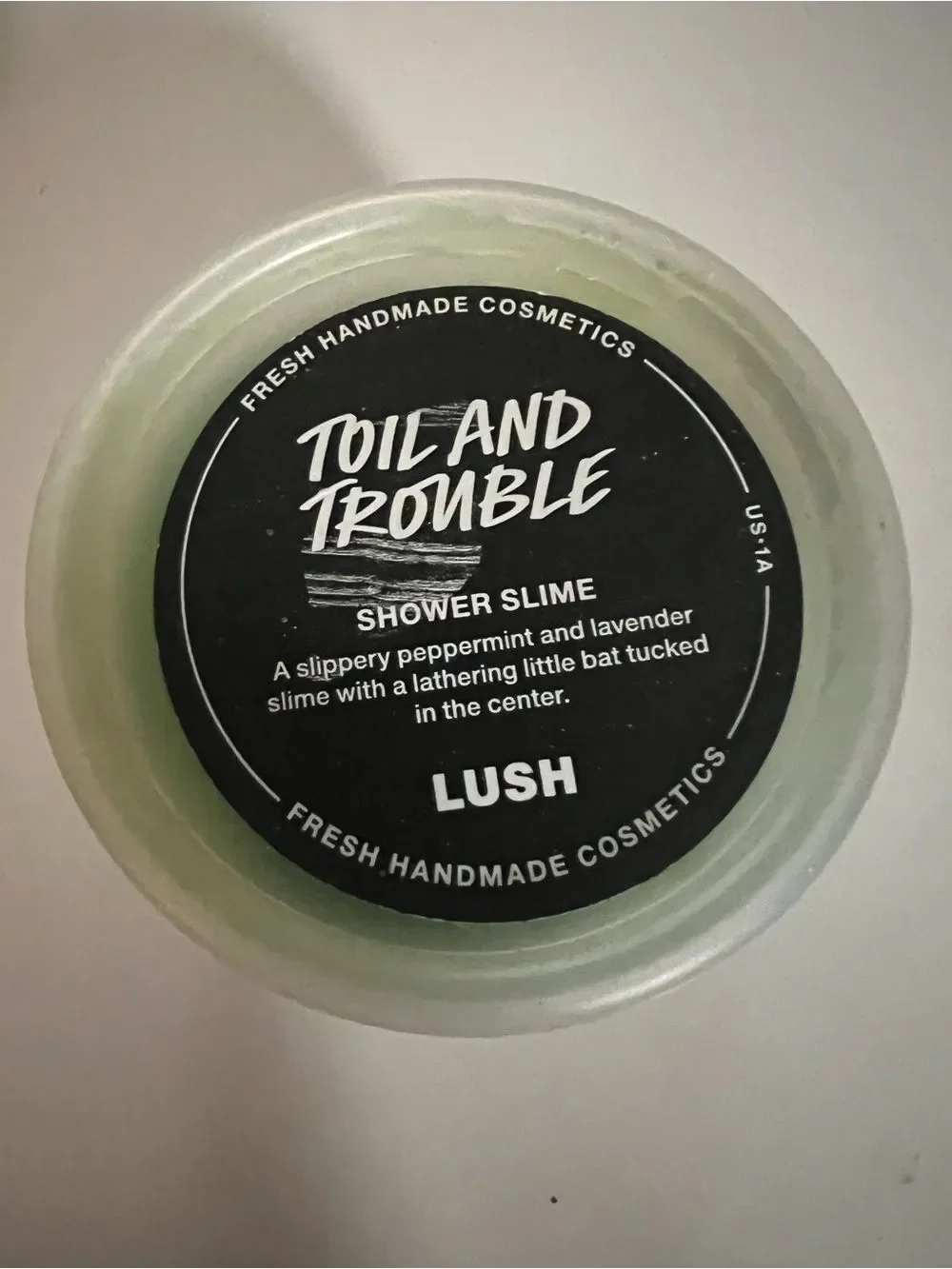 Lush Toil and Trouble Shower Slime - 3.5 oz  Never Used Smells Amazing